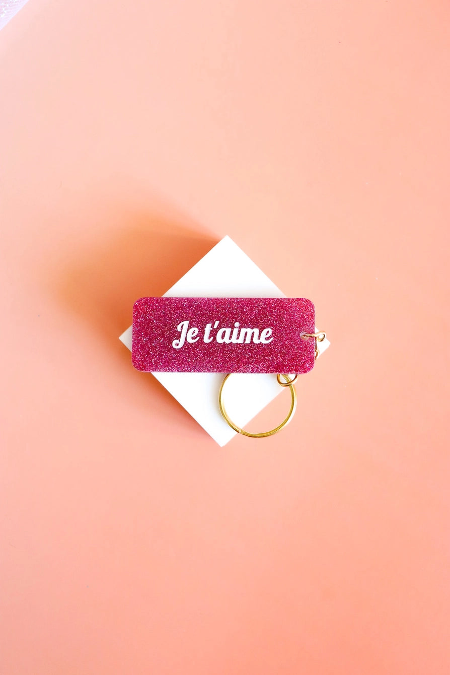Porte-clés - Je t'aime