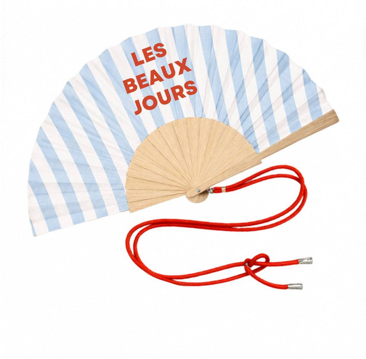 Eventail avec bandoulière - Les Beaux Jours