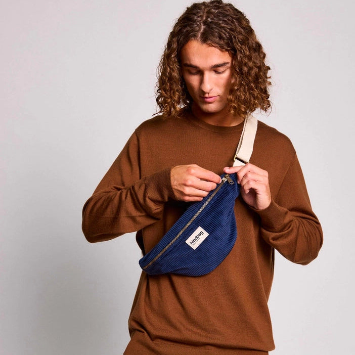 Banane Olivia - Velours Marine