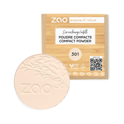 Poudre compact bio - Couleurs et recharge au choix