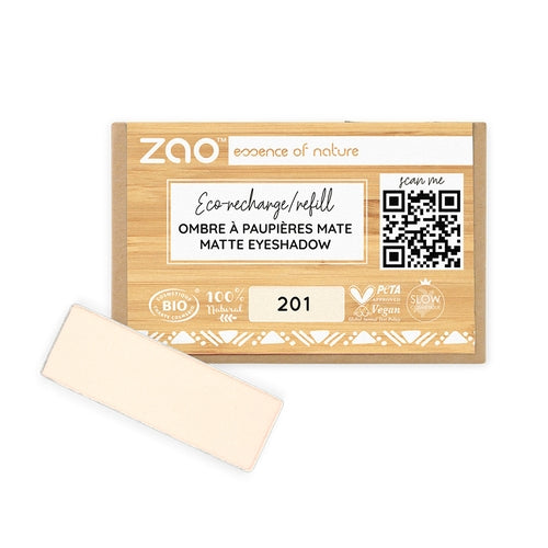 Ombre à paupière mate rectangle bio - Couleurs au choix