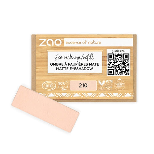 Ombre à paupière mate rectangle bio - Couleurs au choix