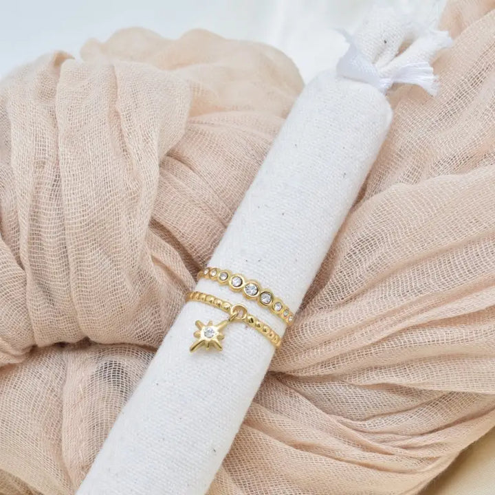 Bague doré - Etoile