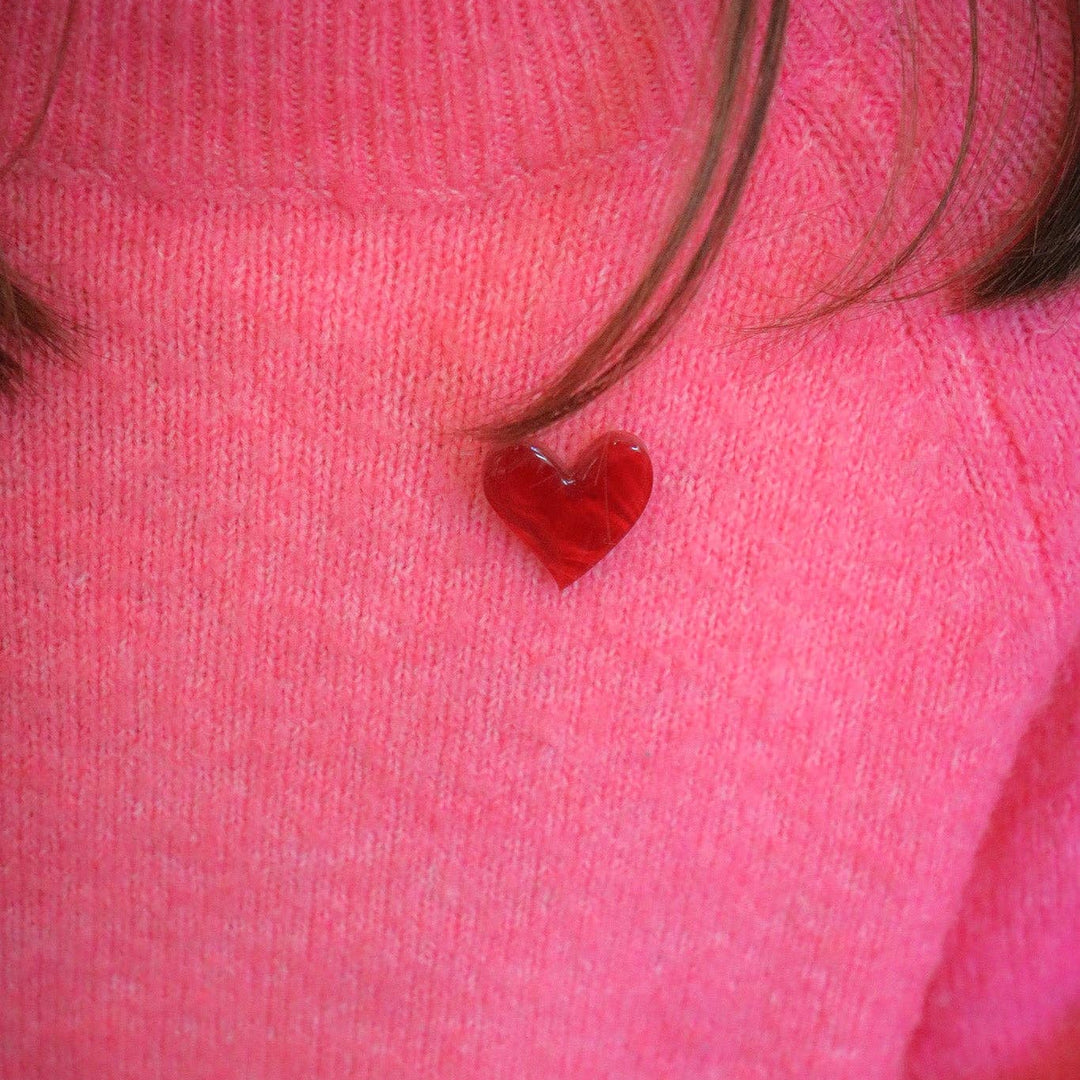 Pin's Coeur Rouge Piment