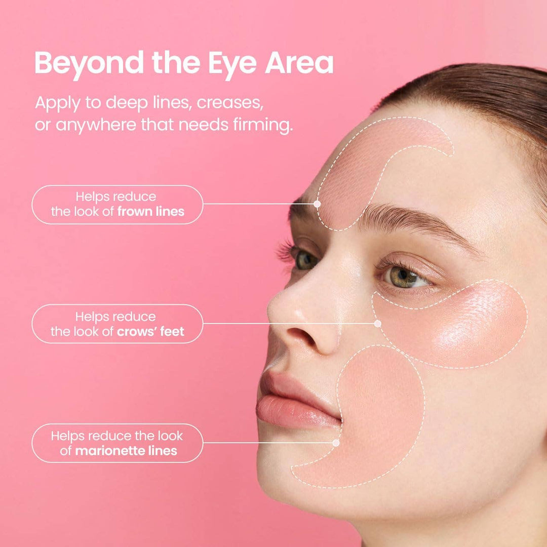 Patchs pour les yeux aux peptides de collagène