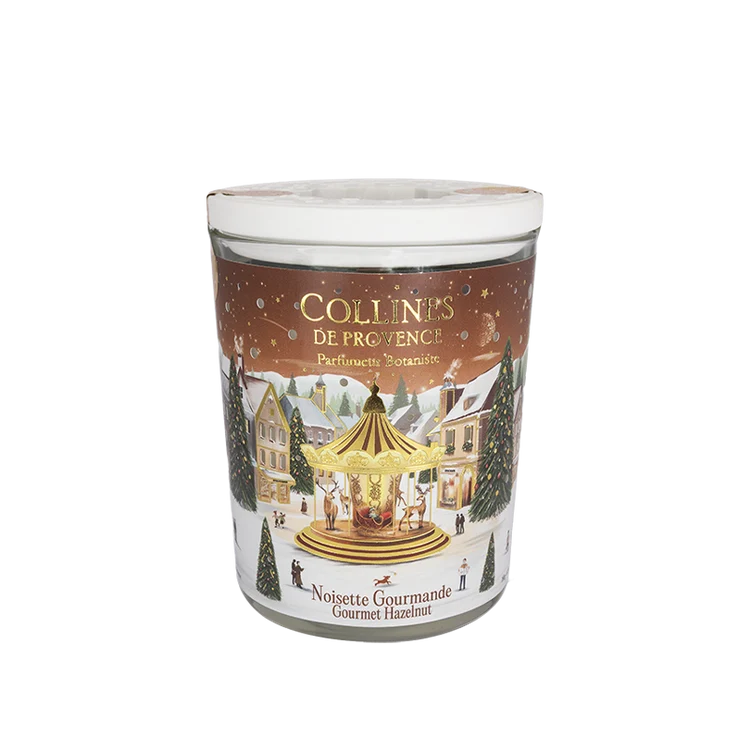Grande Bougie Noisette gourmande 180g