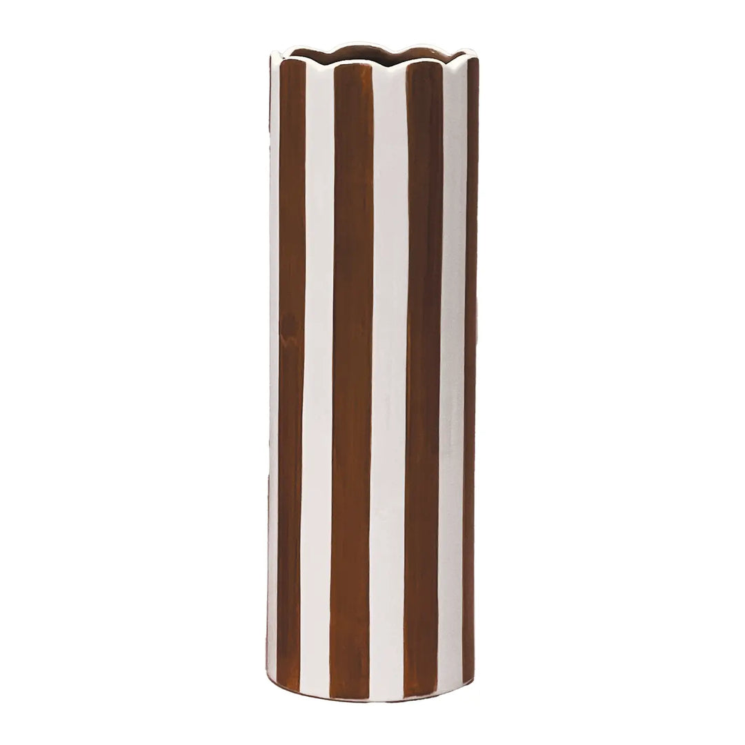 Grand Vase Paul marron