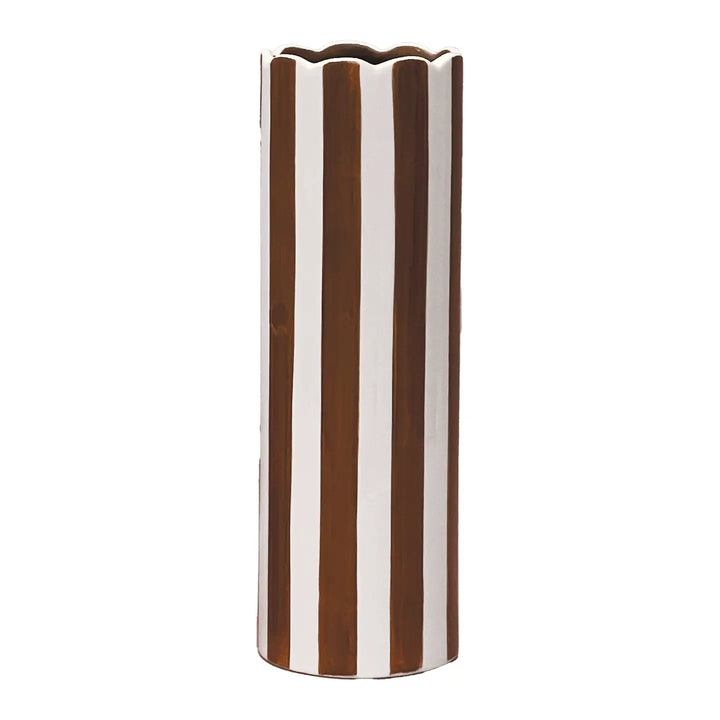 Grand Vase Paul marron