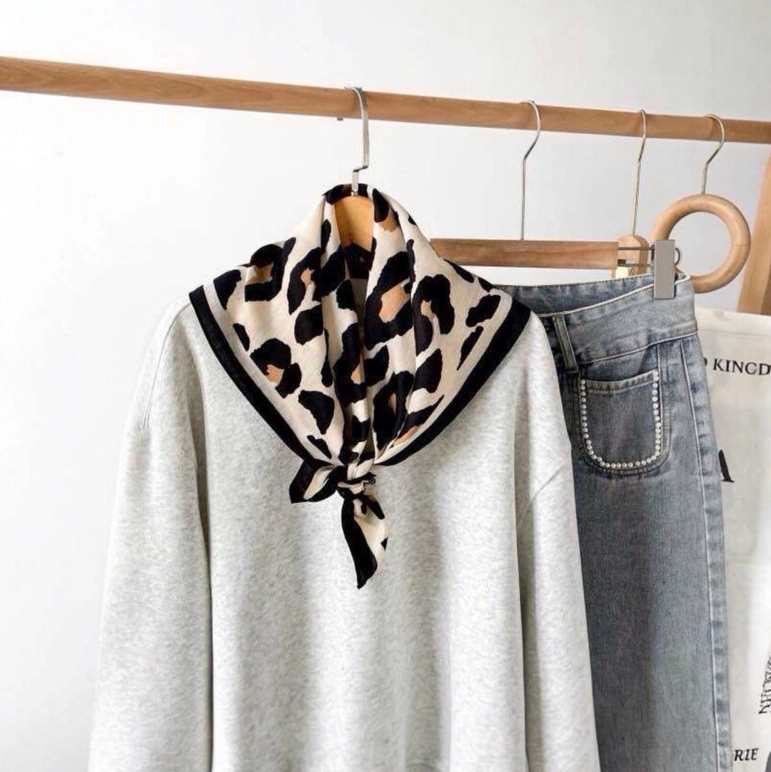 Foulard Carré Léo - beige