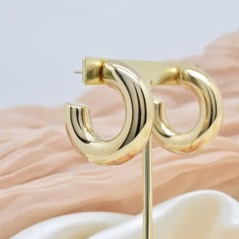 Boucle d'oreilles doré - Luna