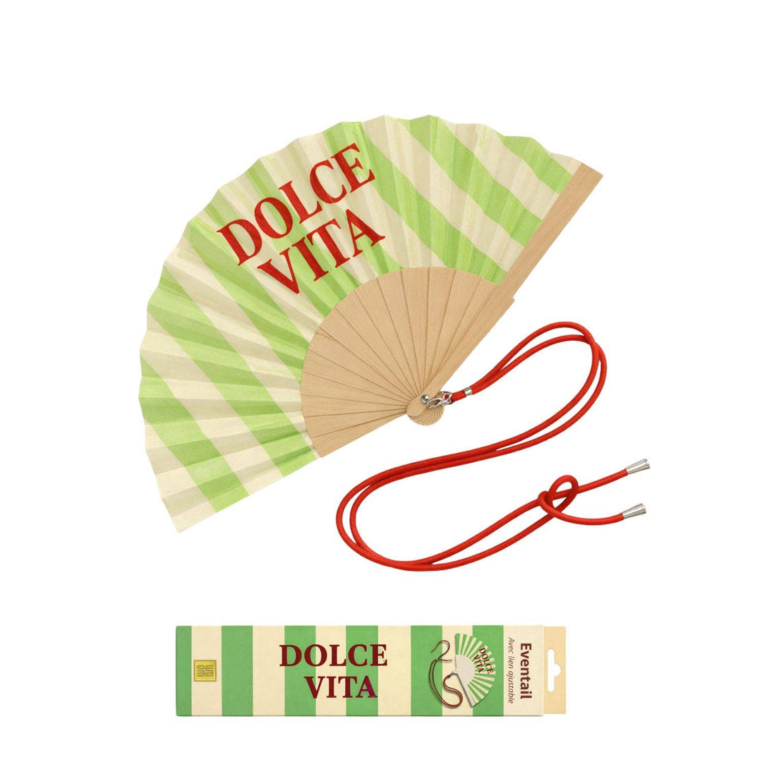 Eventail avec Bandoulière et Boîte Cadeau - Dolce Vita