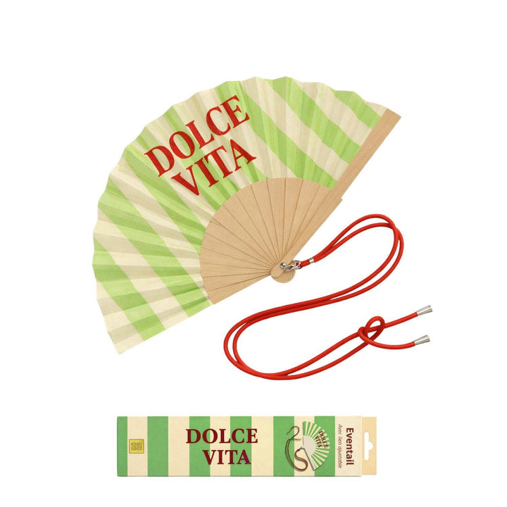 Eventail avec Bandoulière et Boîte Cadeau - Dolce Vita