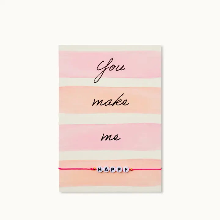 Carte Bracelet - Happy