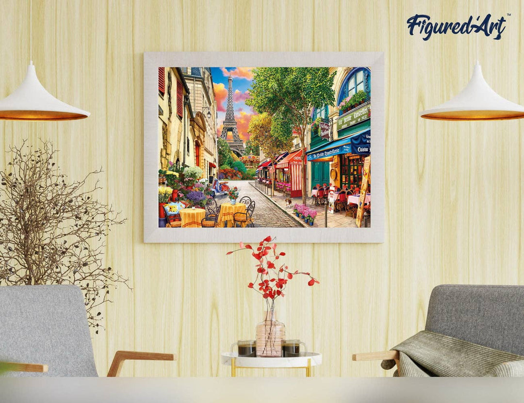 Peinture par numéros : Ruelle de Paris