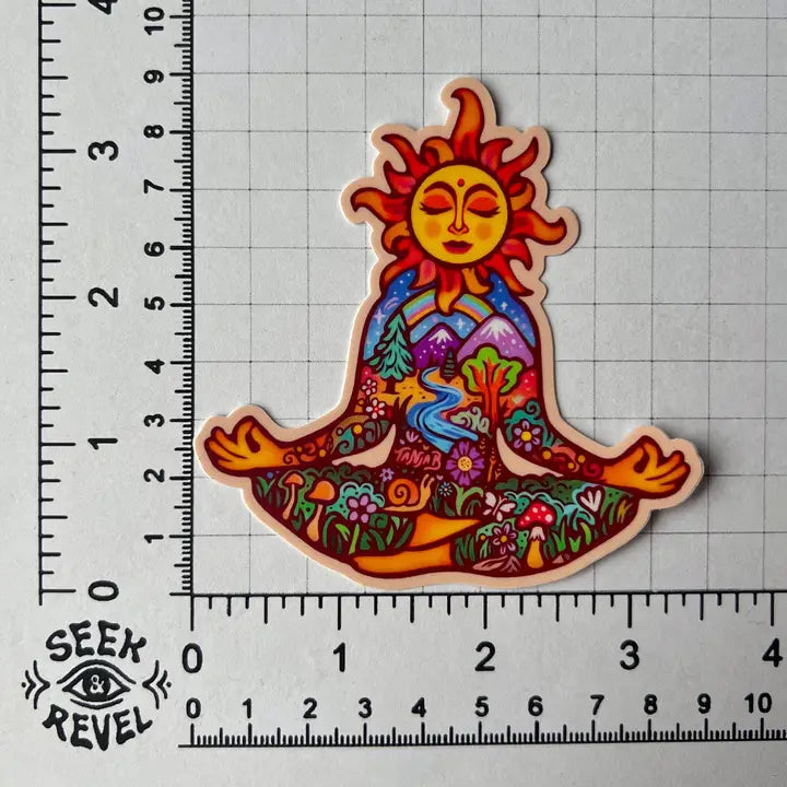 Stickers - Méditation solaire