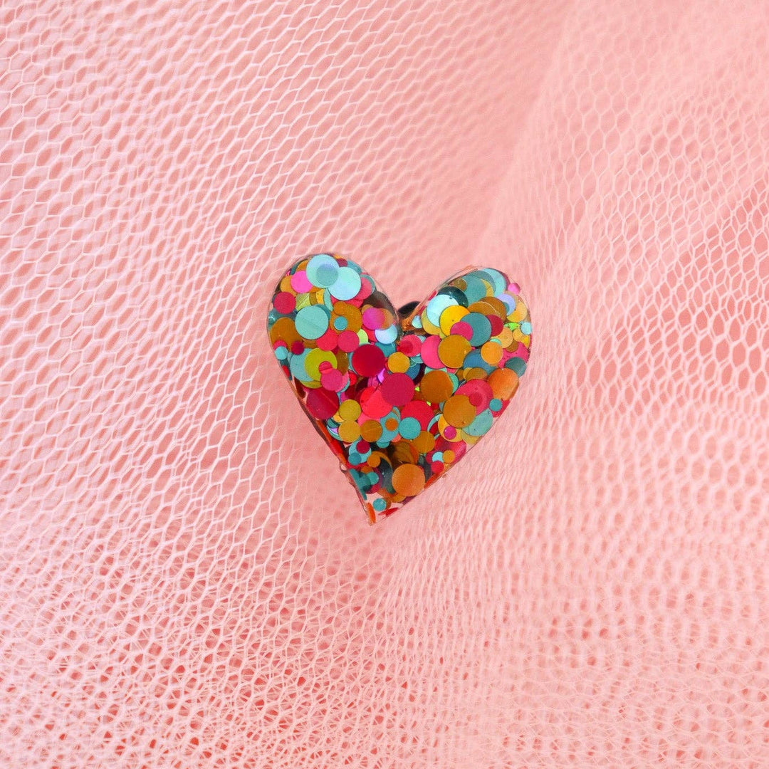 Pin's Coeur Joie Vert