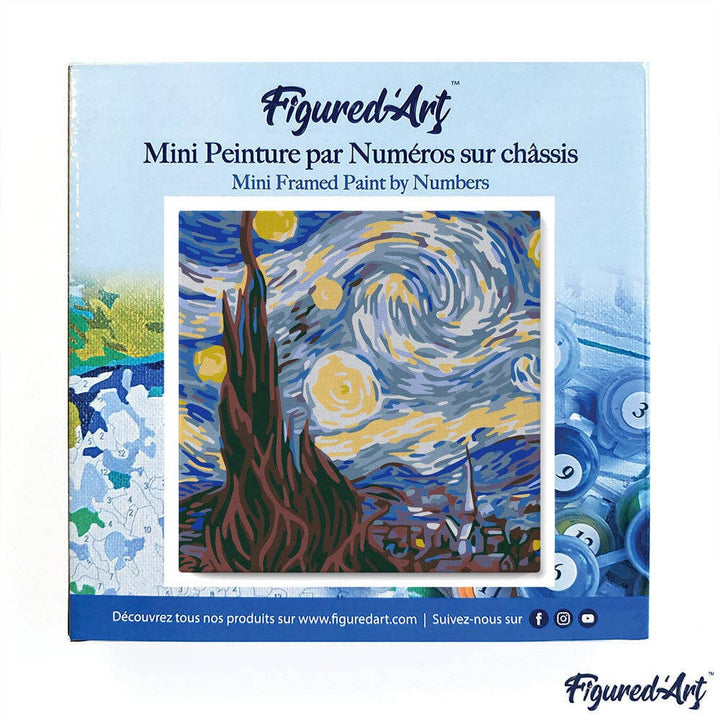 Mini peinture par numéros : Van Gogh Nuit étoilée