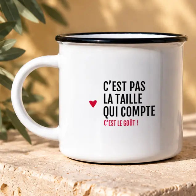 Mug - C'est pas la taille qui compte c'est le gout