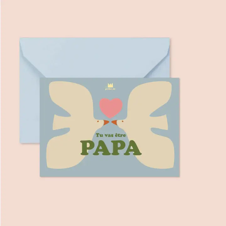 Carte + enveloppe - Tu vas être papa