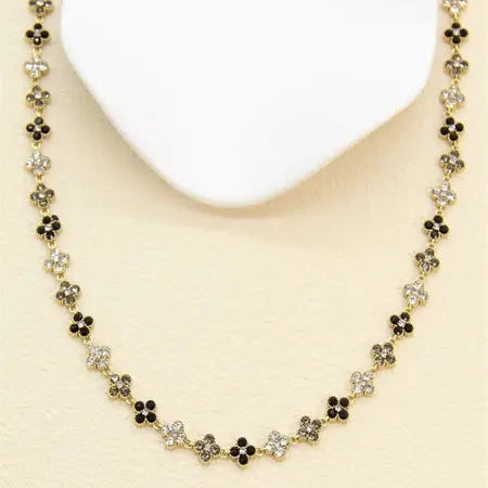 Collier - Trèfle noir