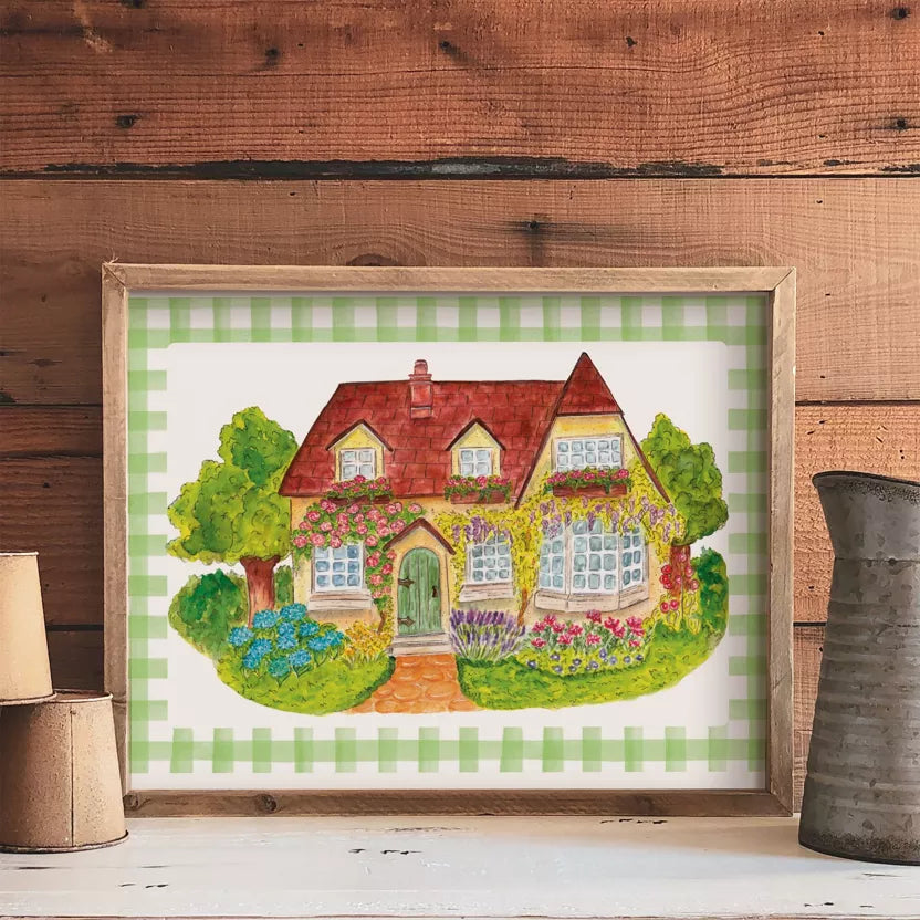 Affiche A4 - Spring Cottage
