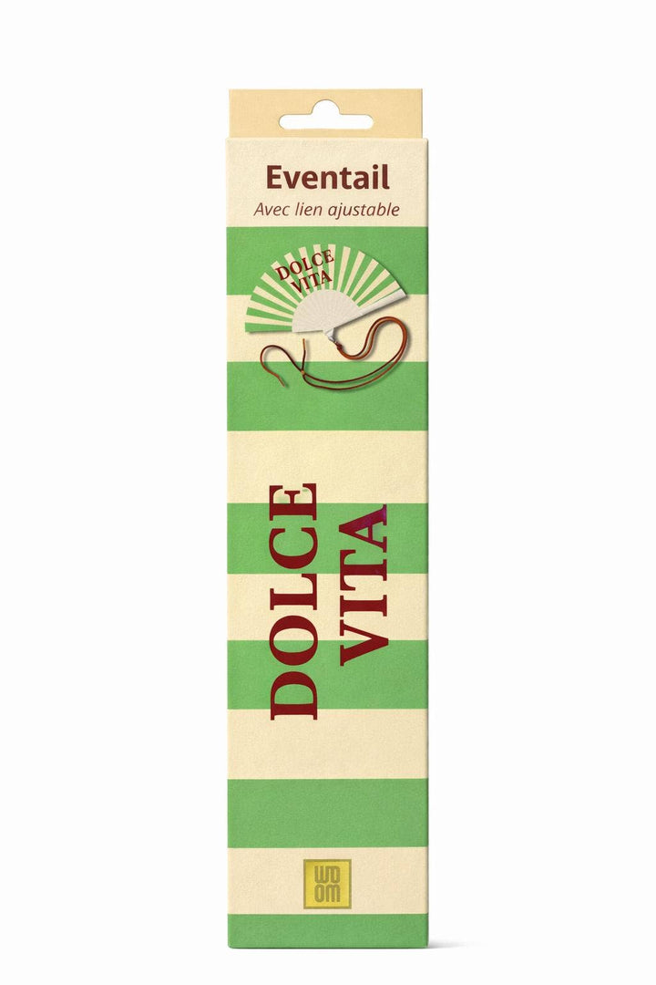 Eventail avec Bandoulière et Boîte Cadeau - Dolce Vita