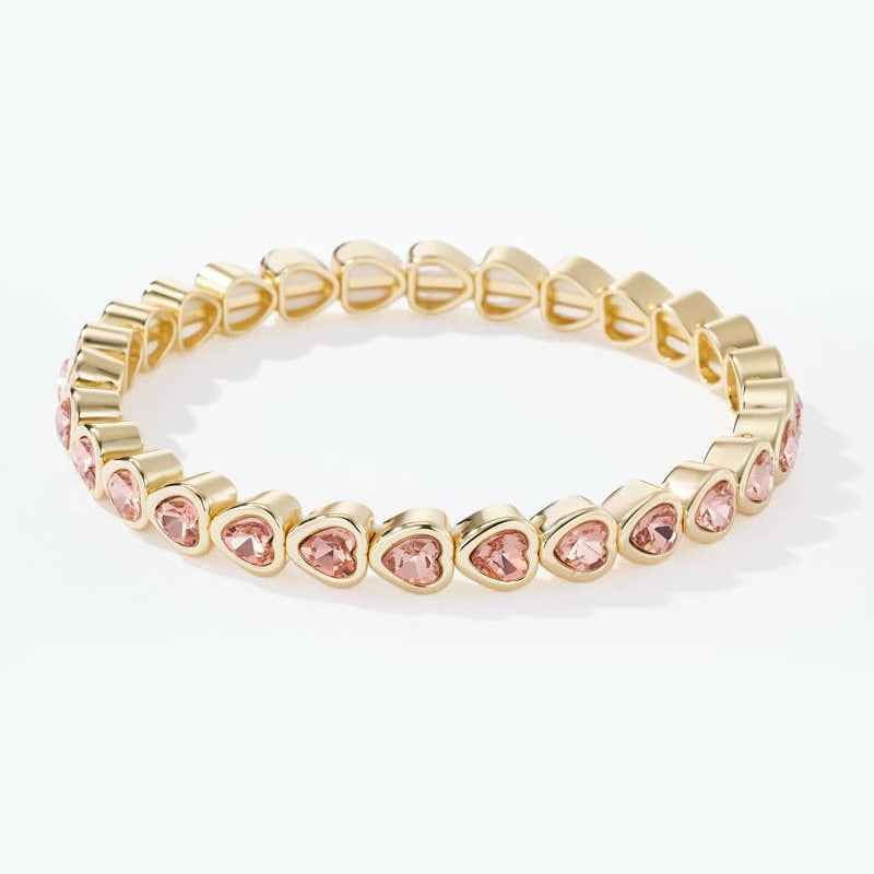 Bracelet élastique - Kimya rose