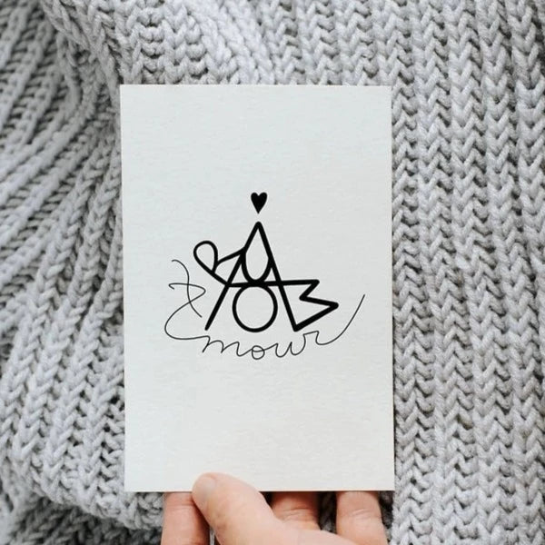 Carte de vœux - Amour