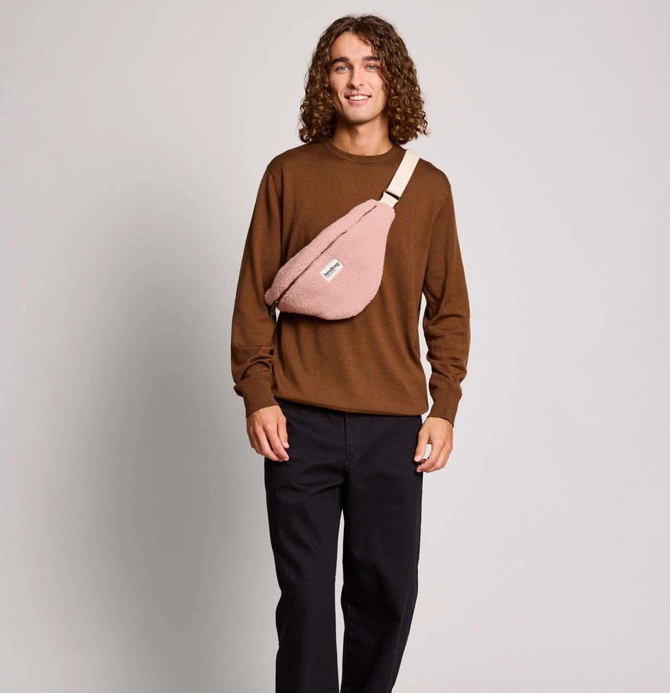 Banane Olivia - Teddy rose poudré