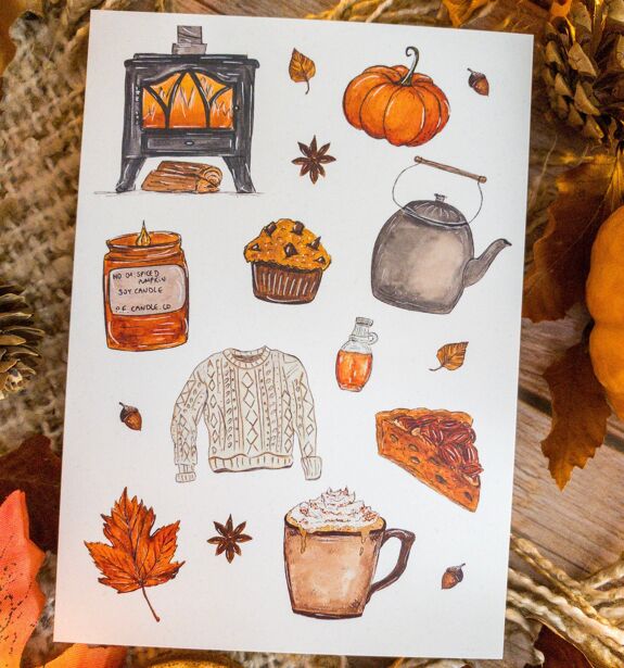 Carte - Automne Cosy