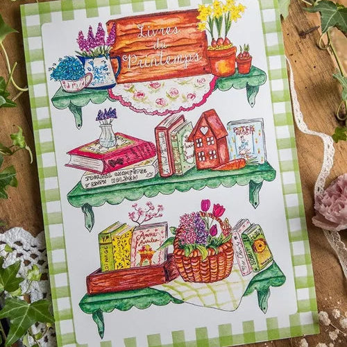 Carte - Livres de printemps