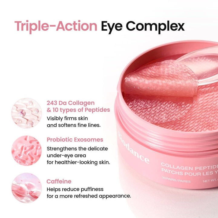 Patchs pour les yeux aux peptides de collagène