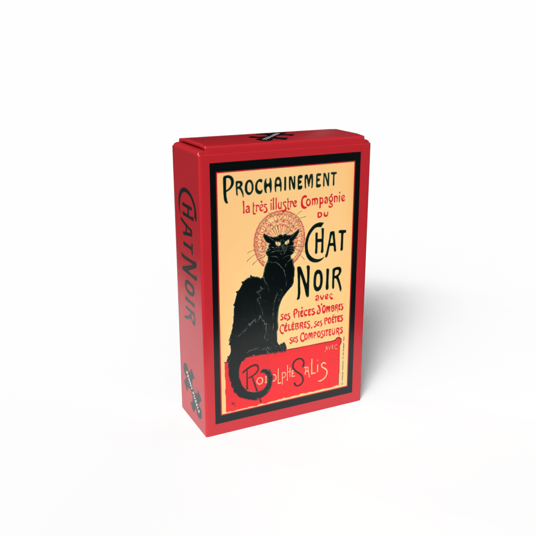 Mini puzzle CHAT NOIR vintage