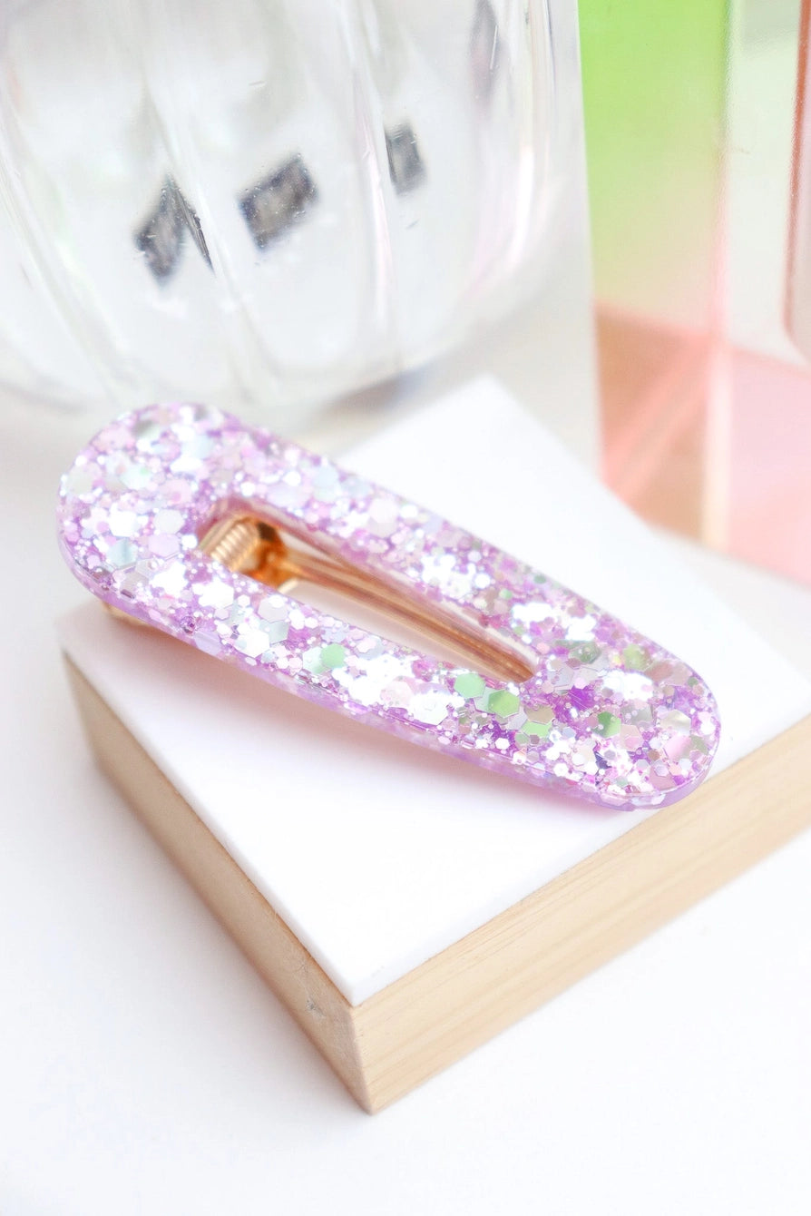 Barrette Lilas