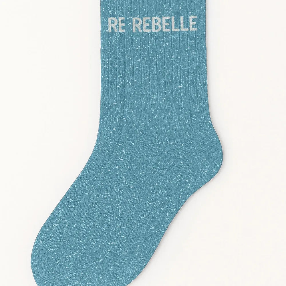 Chaussettes - Rebelle bleu