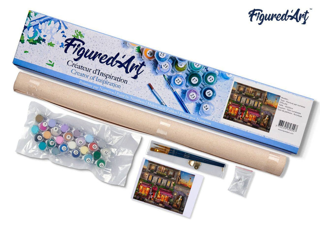 Peinture par numéros : Restaurant Chapeau Rouge