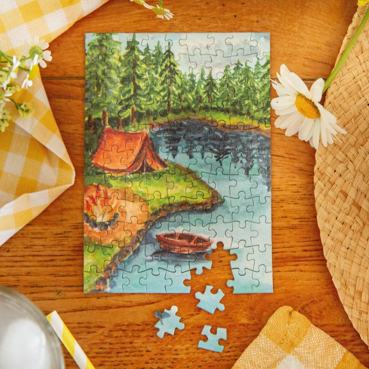 Mini Puzzle l'été au lac