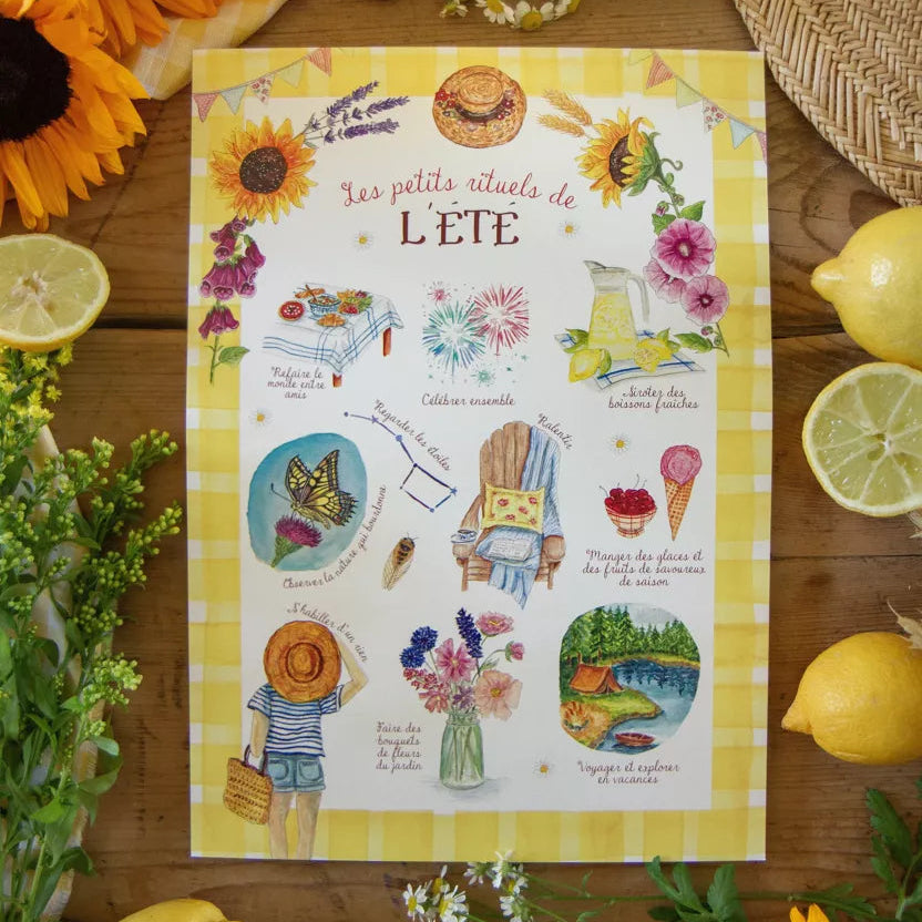 Affiche A4 - Rituels d'été