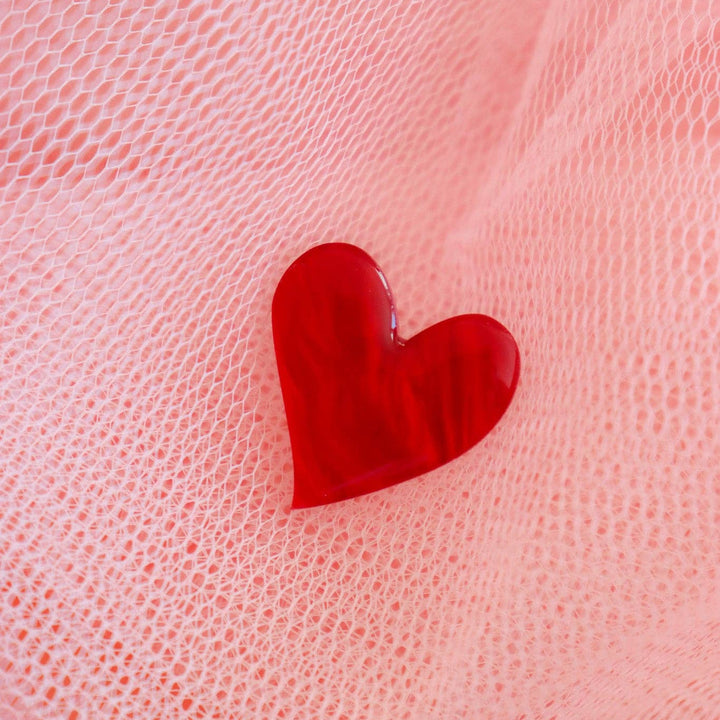 Pin's Coeur Rouge Piment
