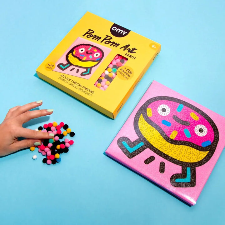 Atelier Tableau pompom Donuts