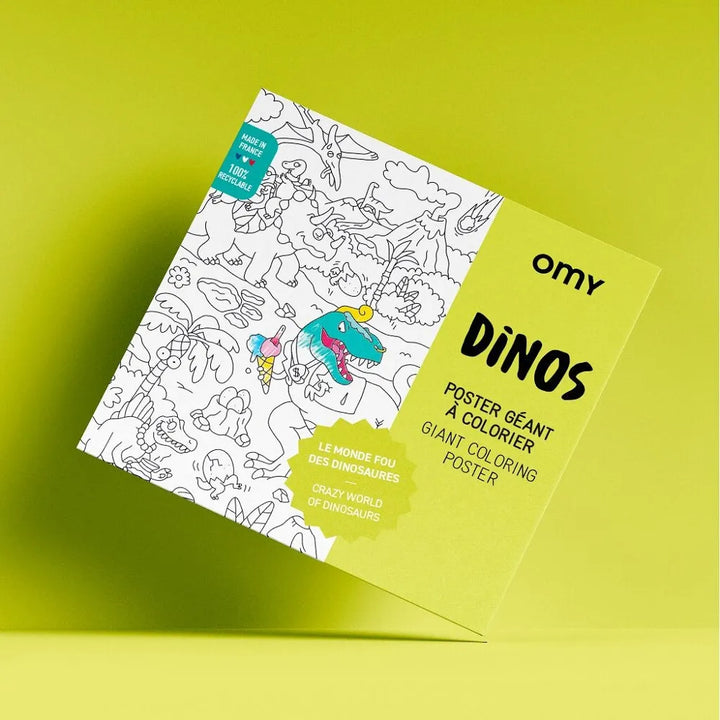 Poster géant à colorier - Dino