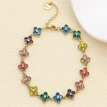 Bracelet trèfle - Multicolore
