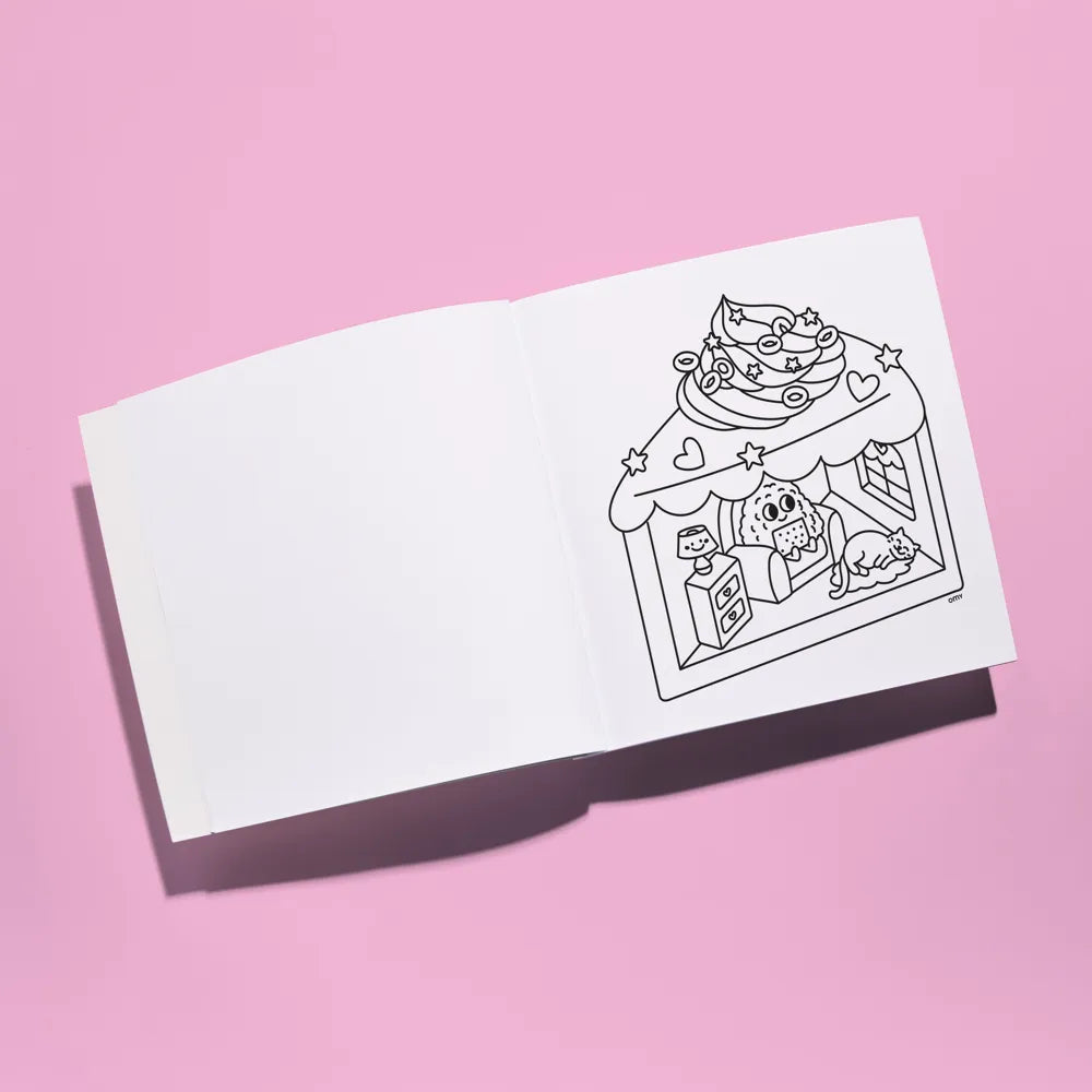 Coloriage Cozy Art - Kawaii