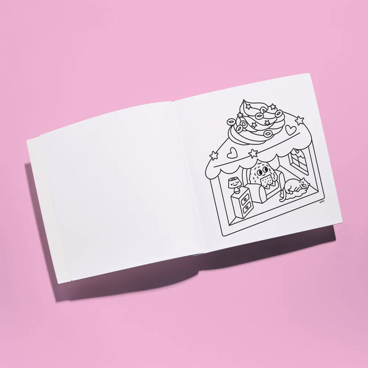 Coloriage Cozy Art - Kawaii
