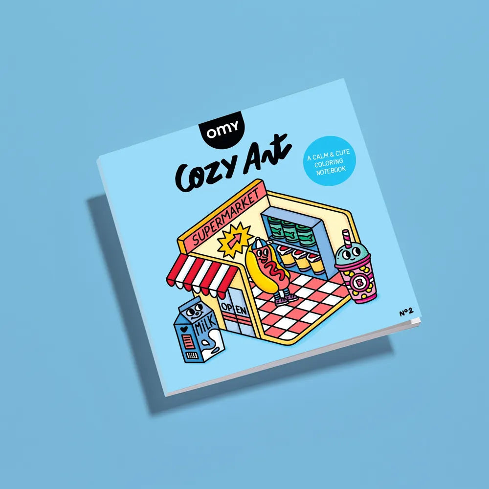 Coloriage Cozy Art - Supermarket