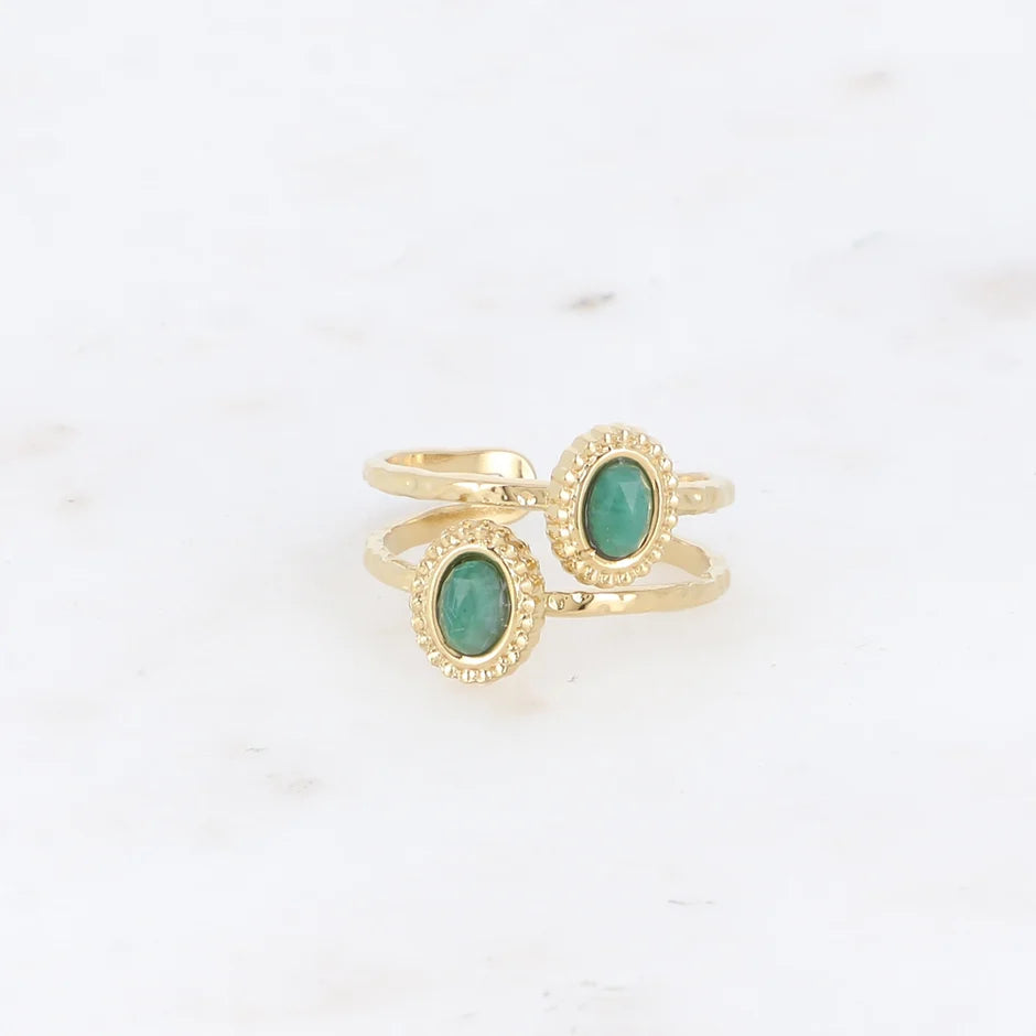 Bague Wila - Turquoise Africaine