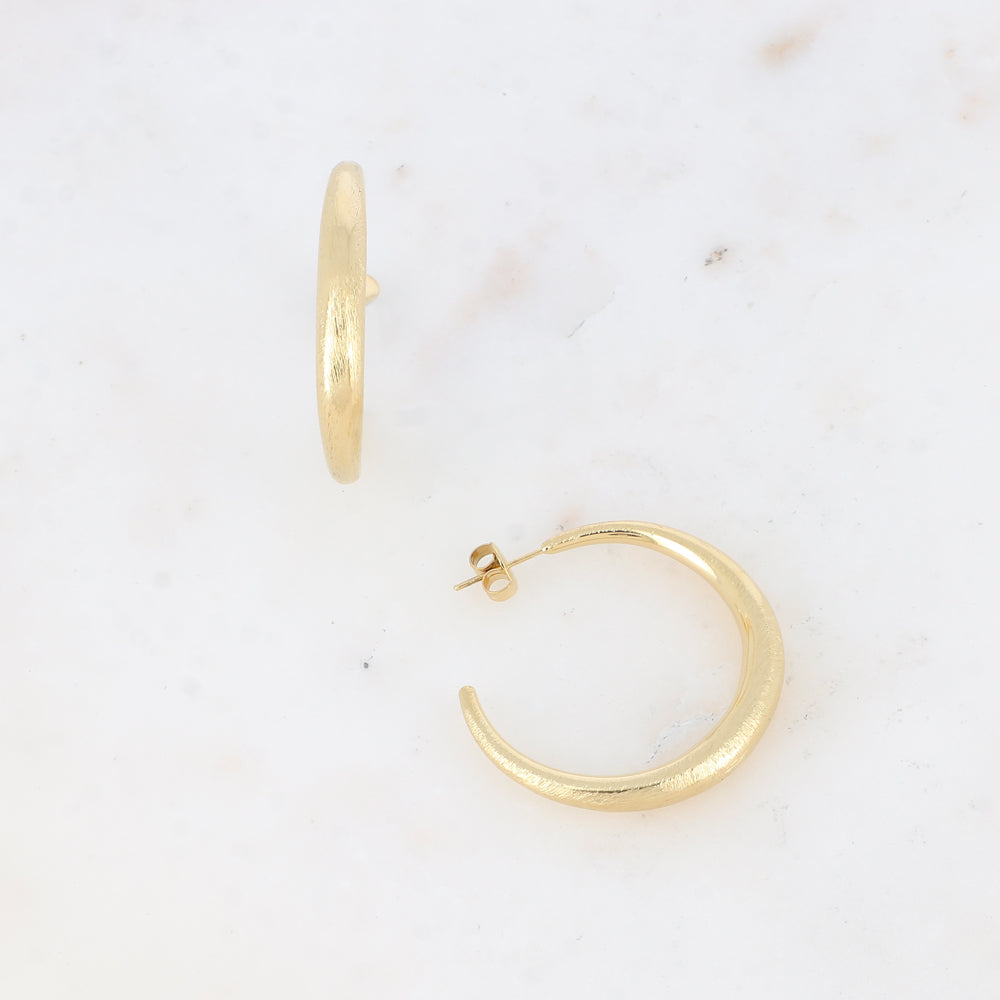 Boucles d'oreilles - Créoles Paula Doré (35mm)