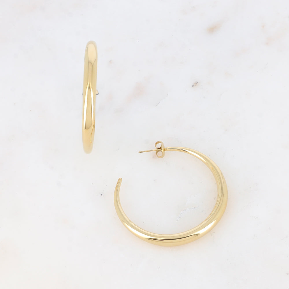 Boucles d'oreilles - Créoles Lola Doré (45mm)