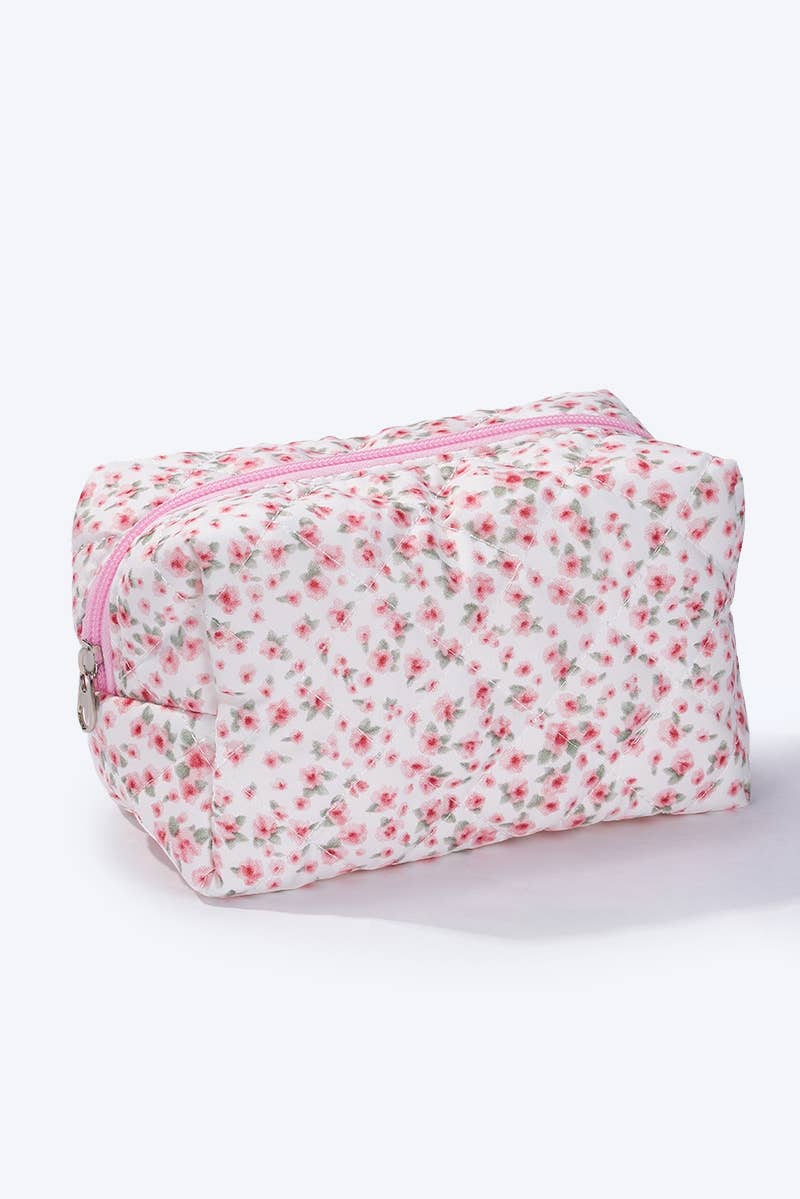 Trousse fleurs Rose