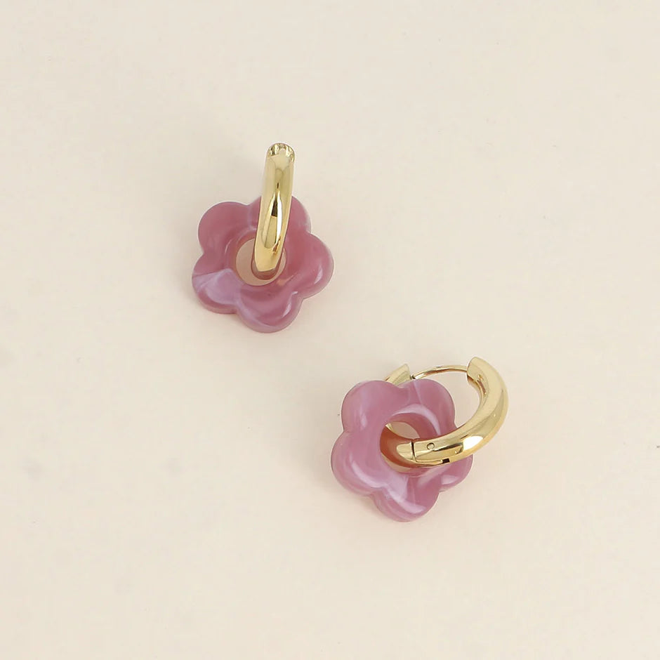 Boucles - Flo violette